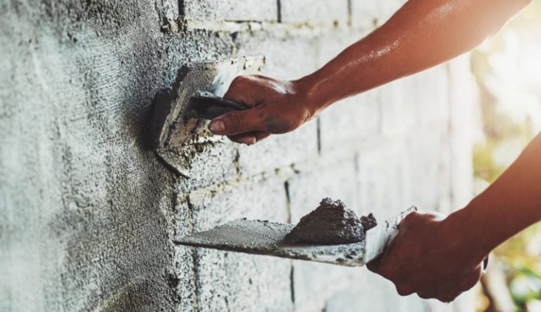 plastering work